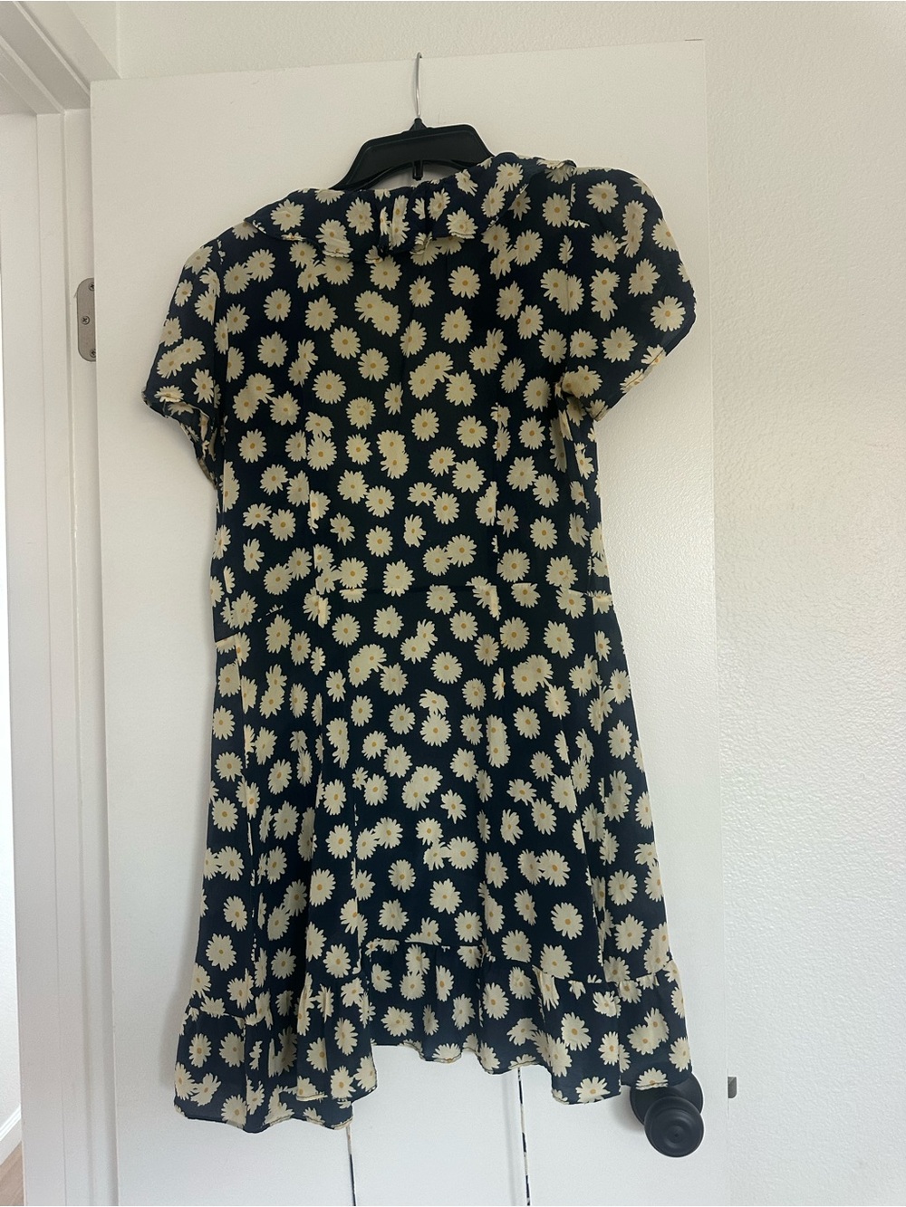 Realisation Par Navy Daisy Ruffle Wrap Mini Dress - Picture 3 of 4